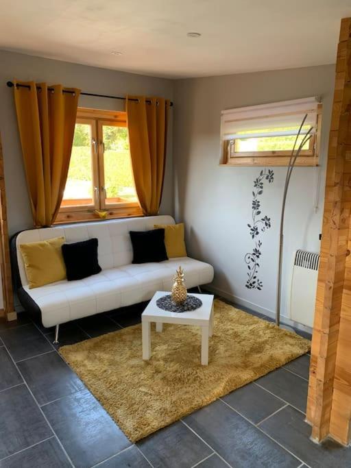 Chalet 2 Personnes Avec Jacuzzi Et Piscine Saisonniere Partagee Corcieux Exterior photo